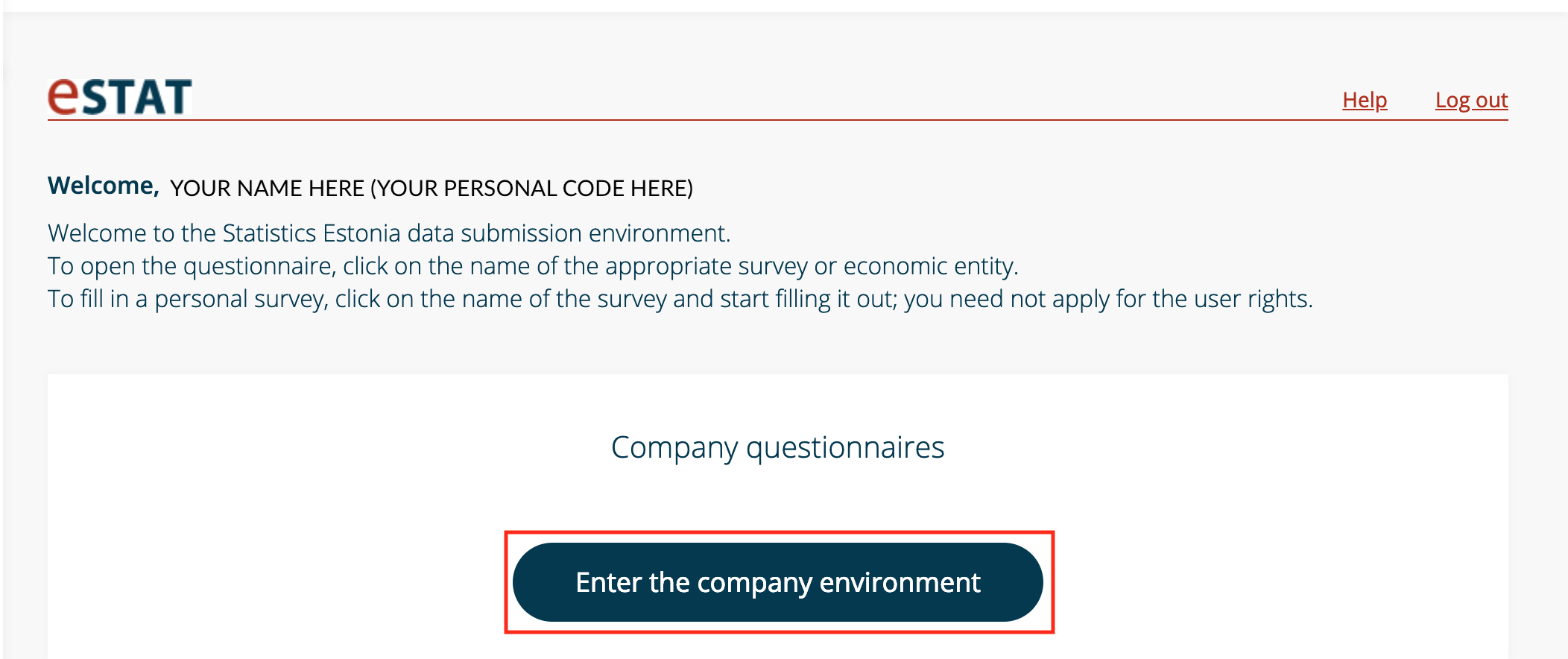 How to Update Your Company Information Estonia in the Statistics Portal