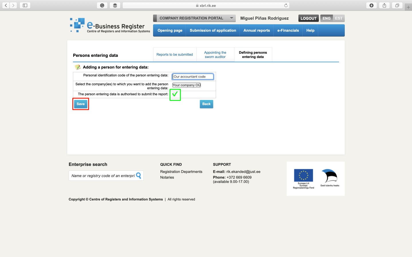 Cómo darnos permiso para realizar el informe anual de actividades de tu empresa en Estonia