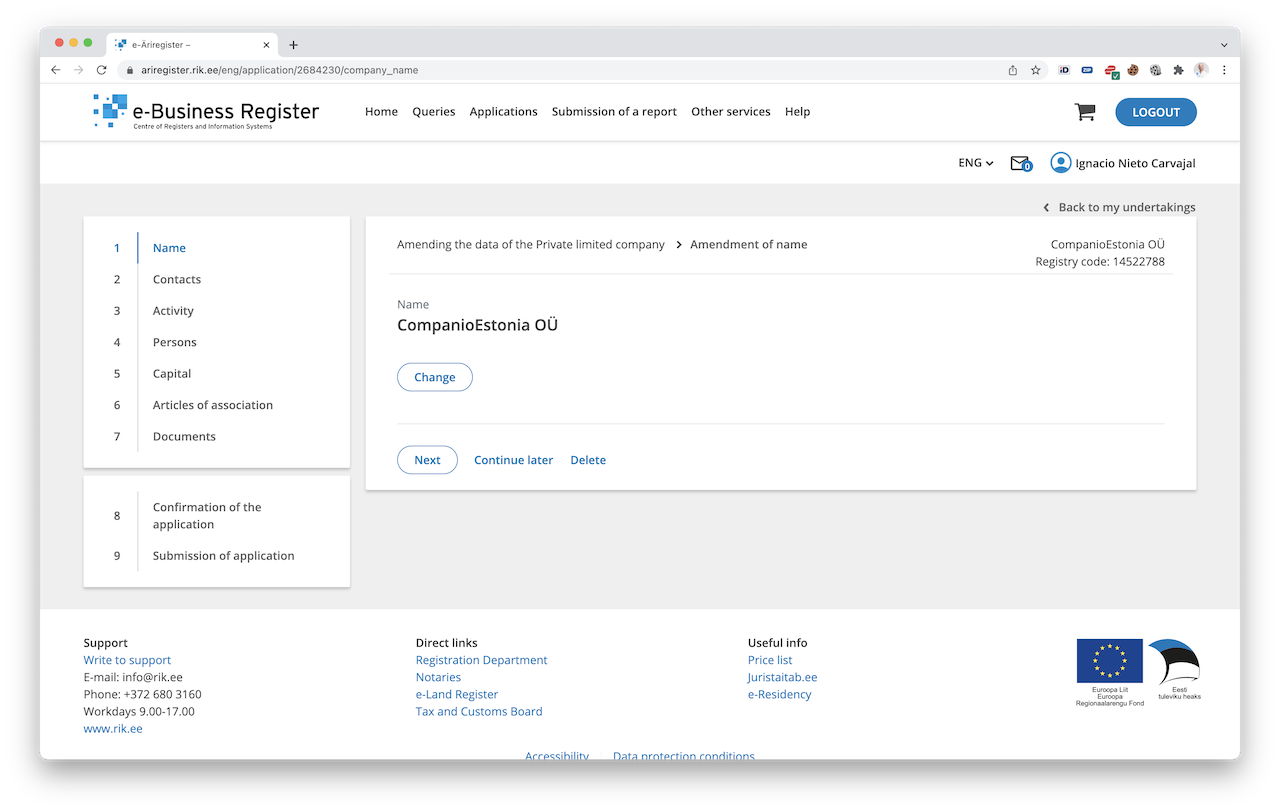 Cambiar Nombre de Tu Empresa 3